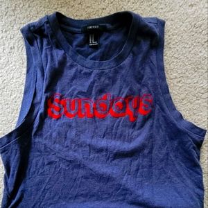 3/$20* F21 cropped muscle tee